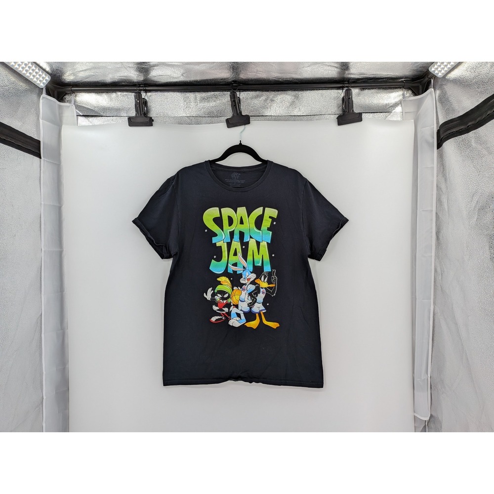 Space Jam Looney Tunes Graphic T-Shirt Black‎ Size L - Picture 4 of 9